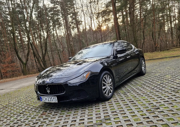 Maserati Ghibli cena 109000 przebieg: 134000, rok produkcji 2014 z Kraków małe 466